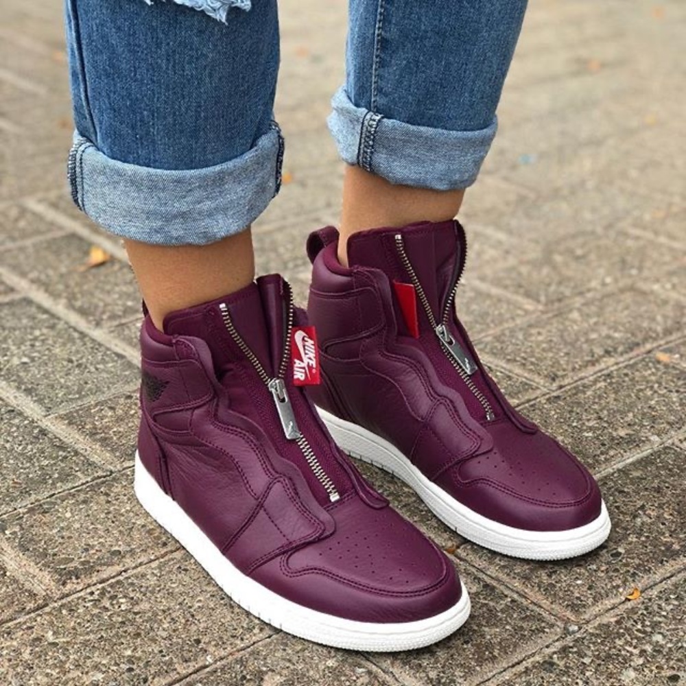 Nike Air Jordan 1 Zip Premium Bordeaux Sneaker